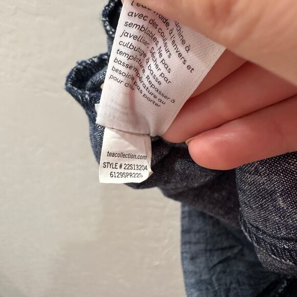 Tea Collection Denim Rumba Ruffle Shorts - Picture 7 of 7